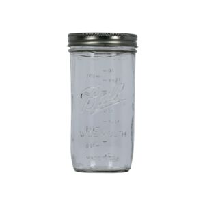 Ball 9-Piece Glass Mason Jars with Lid Set Clear 709ml